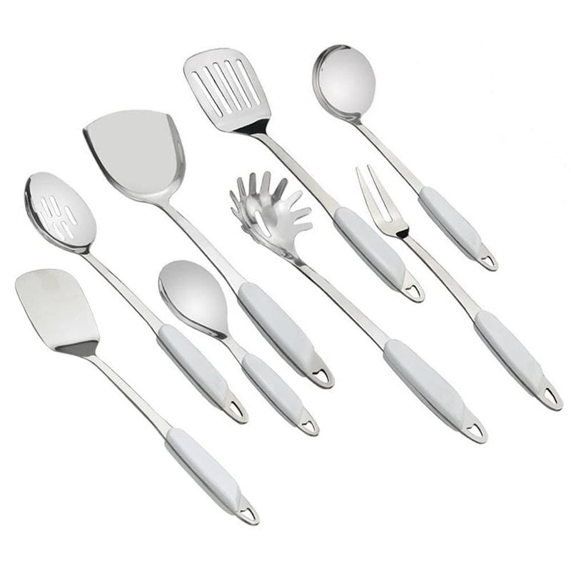 Eagrye 8-Piece Stainless-Steel Kitchen Cooking Utensils - Image 1