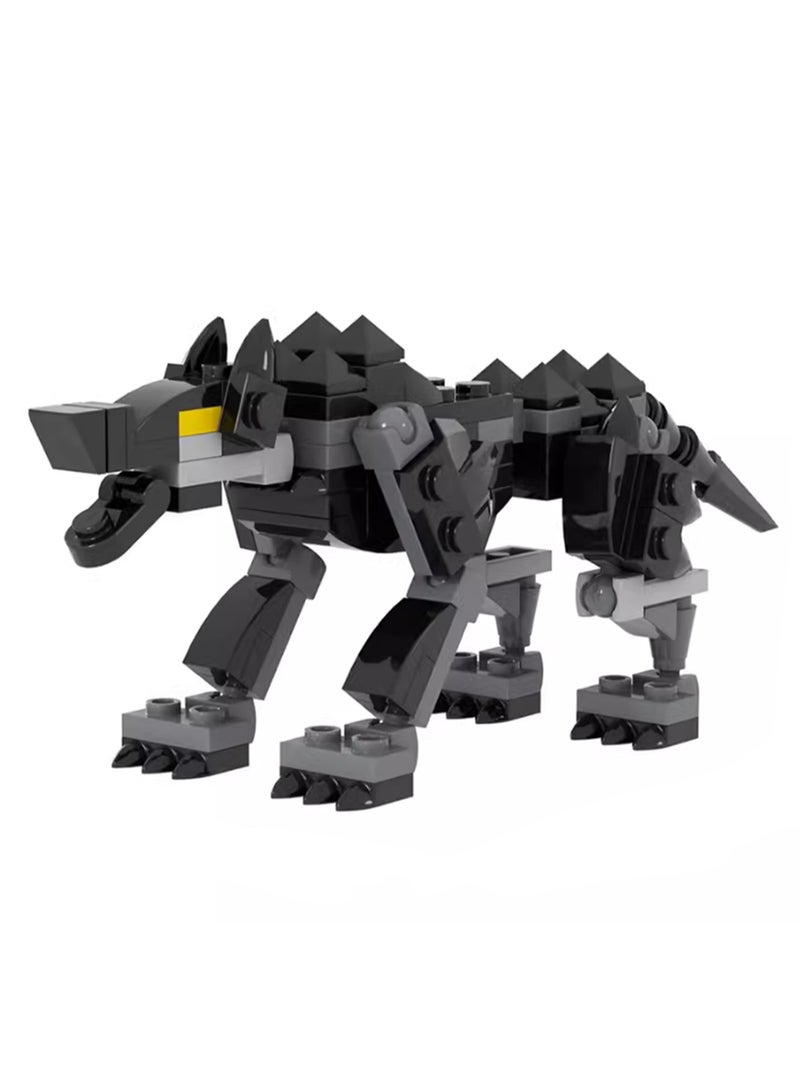 Creative Film, Television, Game And Animation Series Small Particle Assembly Building Blocks Assembly Model Ornaments (Fortnite Wolf 90Pcs) - Image 1