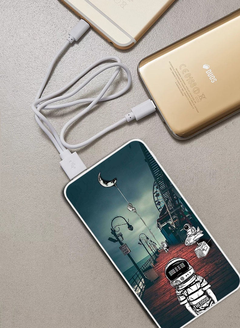 Theodor 10,000 mAh Super Fast Charging Ultra Compact Power Bank with Quick Charge & Power Delivery, Portable Charger For iPhone and Android Univers - Image 2