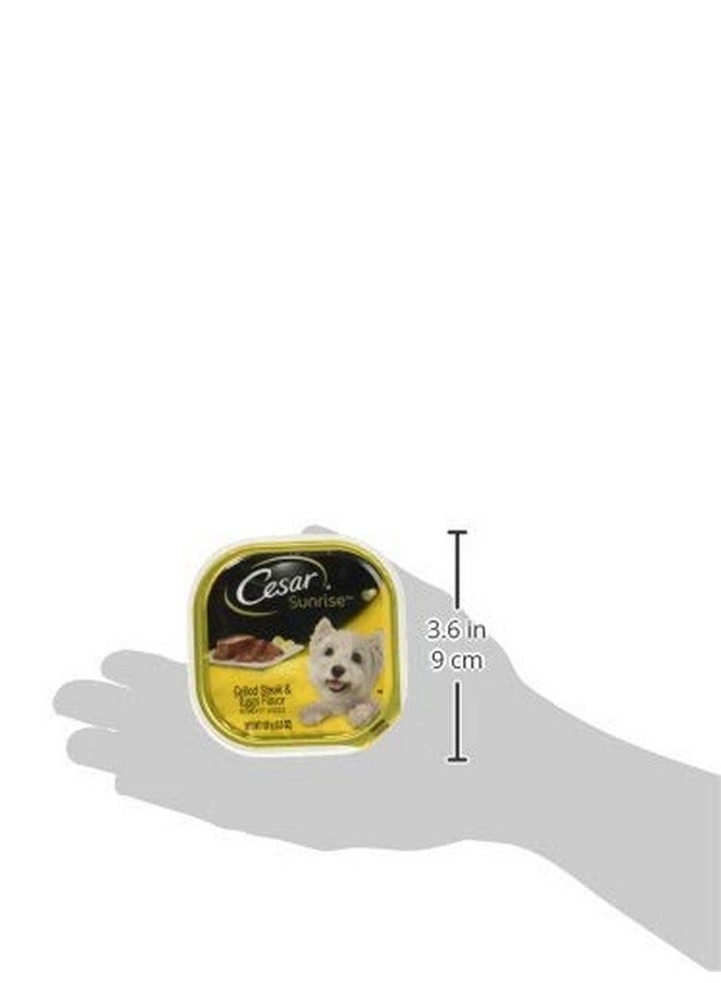 CESAR Wet Dog Food Classic Loaf in Sauce Breakfast and Dinner Mealtime Variety Pack, 3.5 oz. Easy Peel Trays (12 Count, Pack of 1) - Image 3