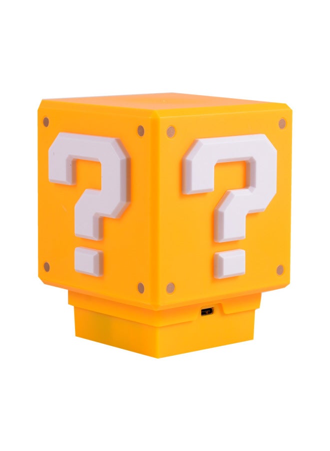 Loquat Elf Creative  Night Light Tide Play Night Light Gift Ornaments Home Decoration-Specifications:Cartoon Question Mark Light-Color:Us Regulations - Image 1