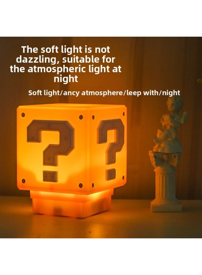 Loquat Elf Creative  Night Light Tide Play Night Light Gift Ornaments Home Decoration-Specifications:Cartoon Question Mark Light-Color:Us Regulations - Image 4