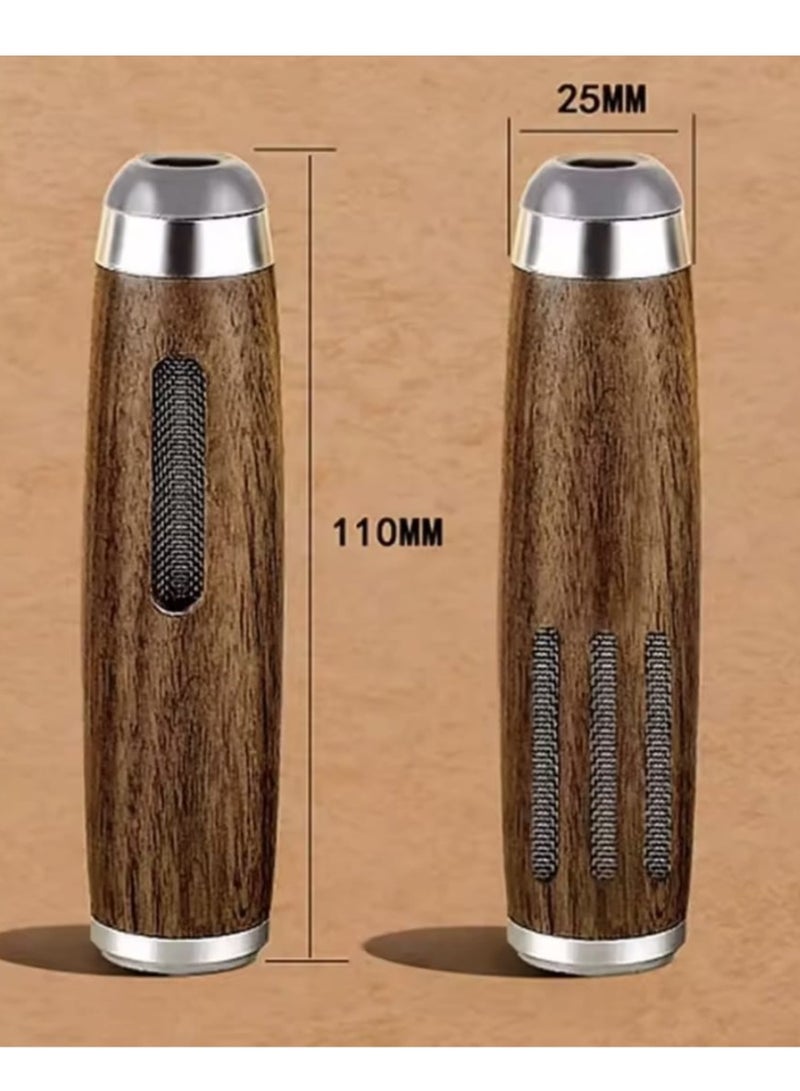 Unique Handheld Carrier Walnut Wood Small Soot Free for Indoor and Outdoor Use - Image 2