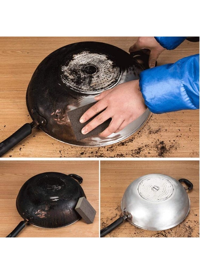 إسفنجة صنفرة متعددة الاستخدامات – لإزالة الصدأ والدهانات وتنظيف الأسطح المعدنية والخشبية – قابلة للغسل وإعادة الاستخدام - Image 4