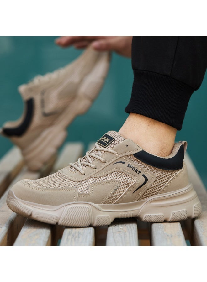 NIBEMINENT Men's Breathable Safety Work Shoes – Summer Puncture-Proof Sneakers with Composite Toe & Insulating Protection - Image 2