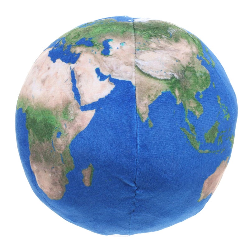 Earth Tone Multifunctional Ball Shaped Throw Pillow For Couch Decor - Image 2