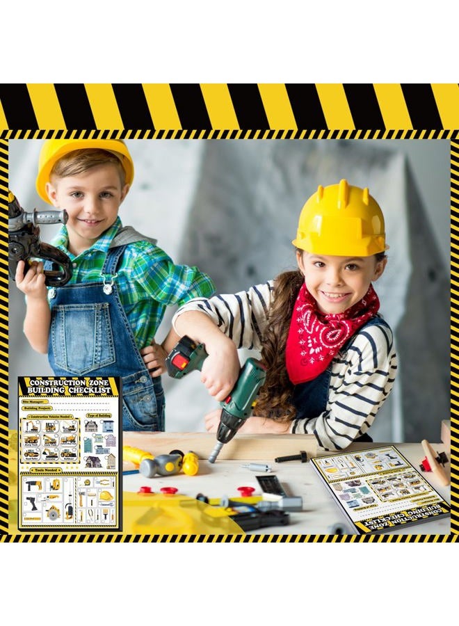 Eaasty 6 Pack Kids Pretend Play Notepads 40 Pages Pretend Pads for Kids Pretend Play Imaginative Role Play (Boys) - Image 5