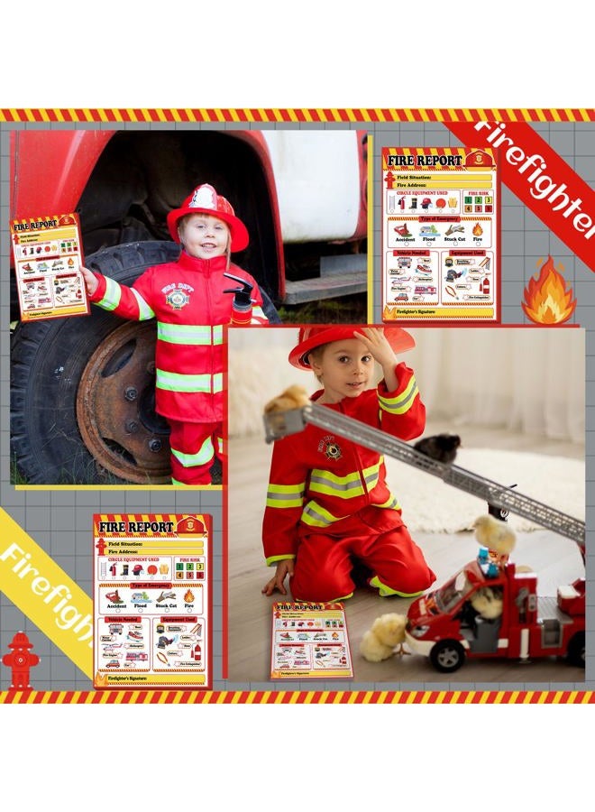 Eaasty 6 Pack Kids Pretend Play Notepads 40 Pages Pretend Pads for Kids Pretend Play Imaginative Role Play (Boys) - Image 4