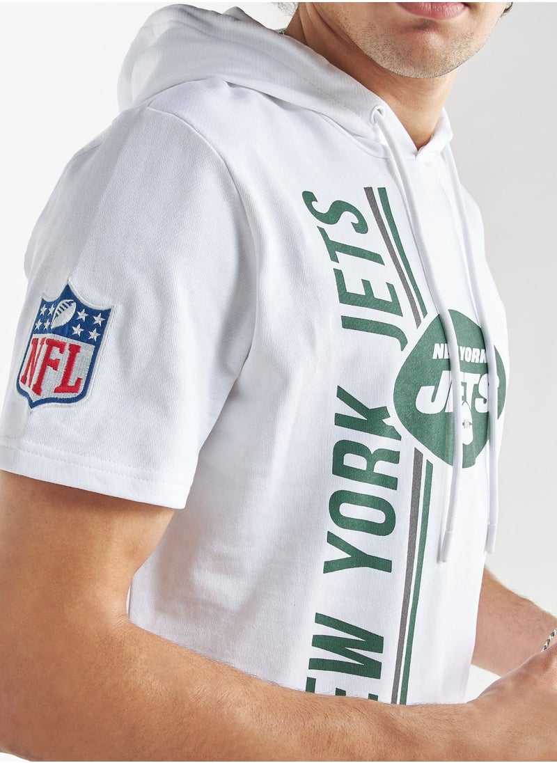 FAV - New York Print Hooded T-Shirt - Image 1