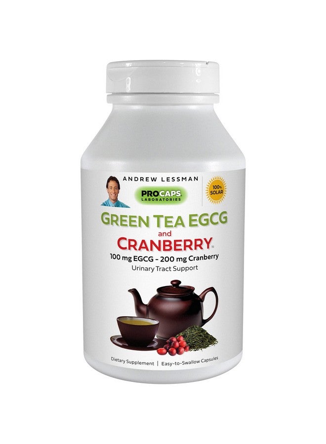 Andrew Lessman Green Tea Egcg & Cranberry 60 Capsules Standardized For Catechins And Polyphenols. Helps Protect Tissues Organs And Systems Throughout The Body. Powerful Antioxidant Support - Image 2