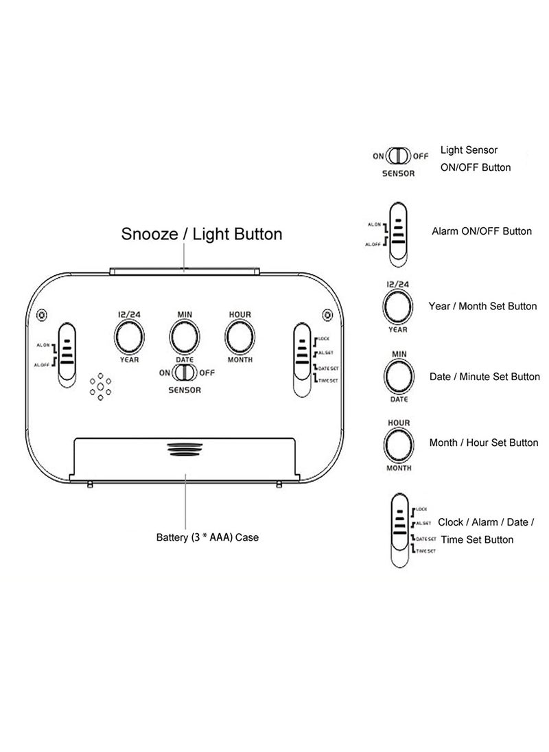 PRIMO PLUS - Optically Controlled Liquid Crystal Device Alarm Clock - Image 1