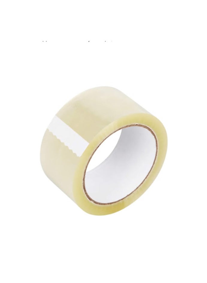 DESSINI Clear Packing Tape, 2 inches x 100 yards Strong Heavy Duty Packaging Tape for Sealing Parcel Boxes, Moving Boxes Houses, Large Postal Bags, Office Supplies (1 Roll)  - Image 1