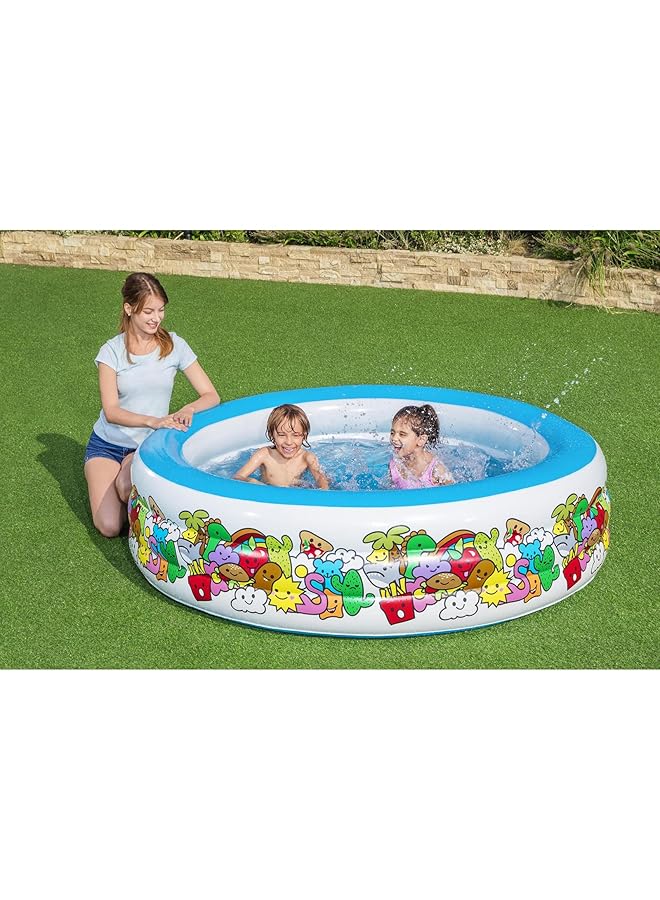 بست واي حوض سباحة متعدد الألوان للجنسين - Image 2