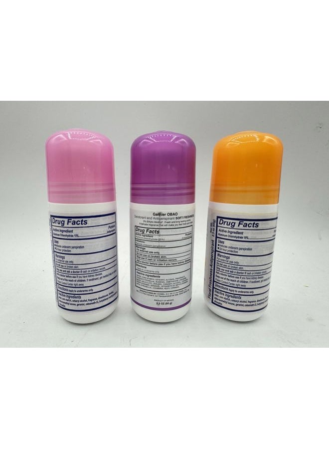 Generic Obao Assorted Deodorant for Women - Pack of 3  - Image 3