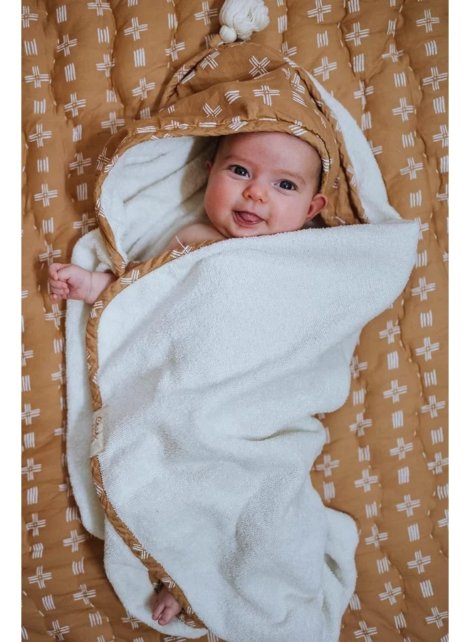 كرين بيبي Crane Baby - Ezra Hooded Towel