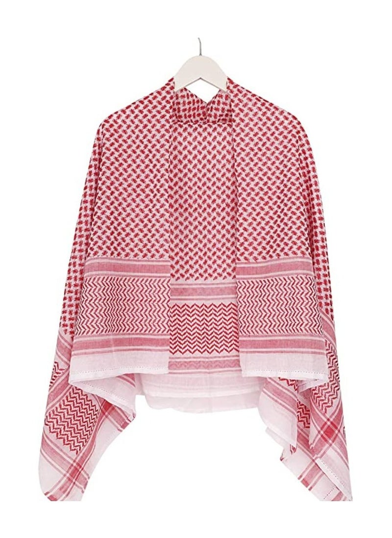 QUESERA Shemagh Scarf Arab Tactical Desert Keffiyeh Wrap Shawl Turban  - Image 2