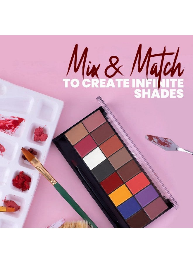 Mars Infinity Lip Palette | Demi Matte | 16 Colors To Infinte Lipstick Colors | Free Spatula Cum Applicator (36.0 Gm) (02-Multicolor) - Image 4