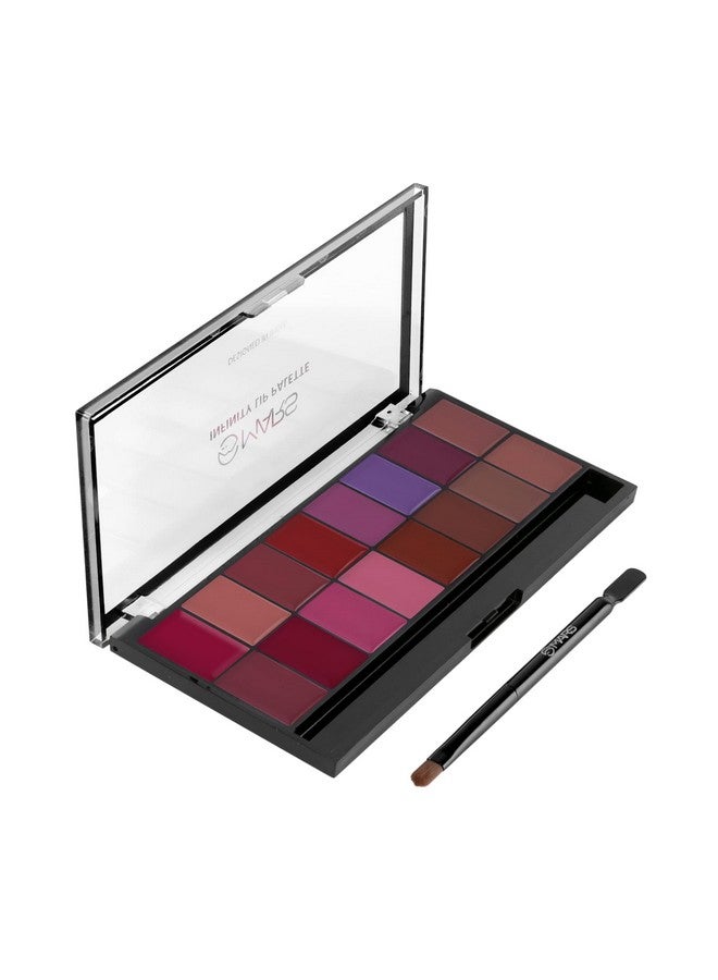 Mars Infinity Lip Palette | Demi Matte | 16 Colors To Infinte Lipstick Colors | Free Spatula Cum Applicator (36.0 Gm) (02-Multicolor) - Image 5
