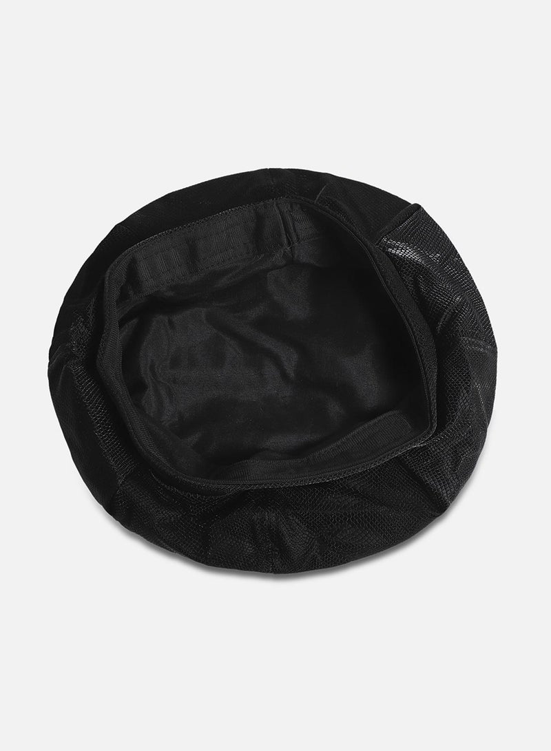Haute Sauce Pebbled Bakerboy Hat - Black  - Image 3