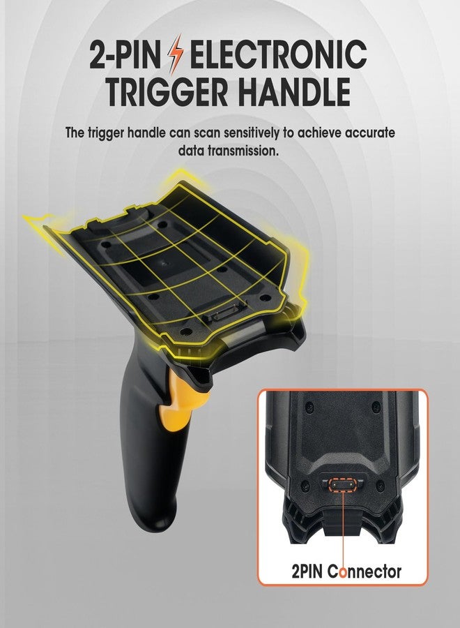 CARPSDZY TC52X Scan Trigger Handle for Zebra TC52X TC57X TC52AX TC520L Handheld Barcode Scanner Mobile Computer, Must be Used with TC5X Series (SG-TC5X-EXO1-01) Protective Case - Image 3