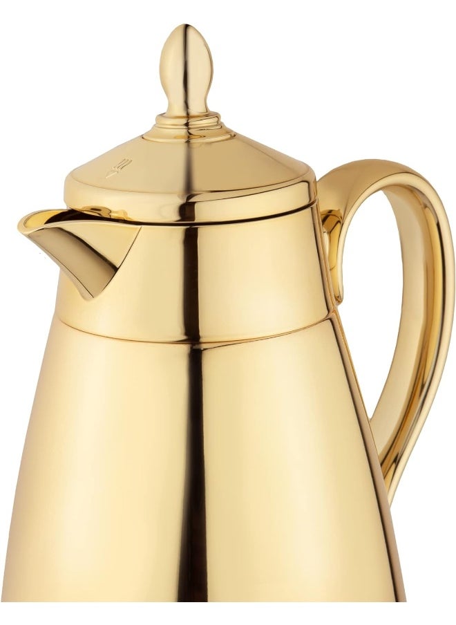 Alsaif - Al Saif Shahd Coffee And Tea Vacuum Flask Size: 1 Liter, Colour: Gold - Image 1
