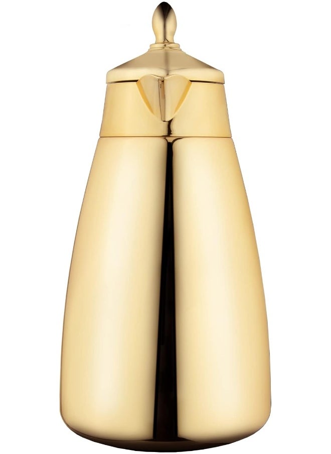 Alsaif - Al Saif Shahd Coffee And Tea Vacuum Flask Size: 1 Liter, Colour: Gold - Image 1