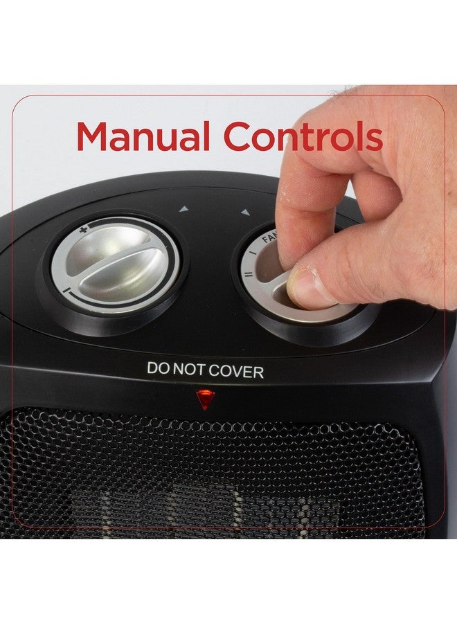 BLACK+DECKER BLACK+DECKER Portable Space Heater, Room Space Heater with Carry Handle for Easy Transport  - Image 3