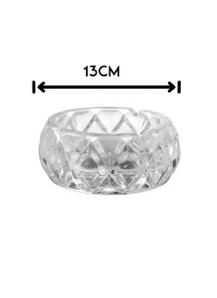 Dania Clear Glass Ashtrays  - Image 4