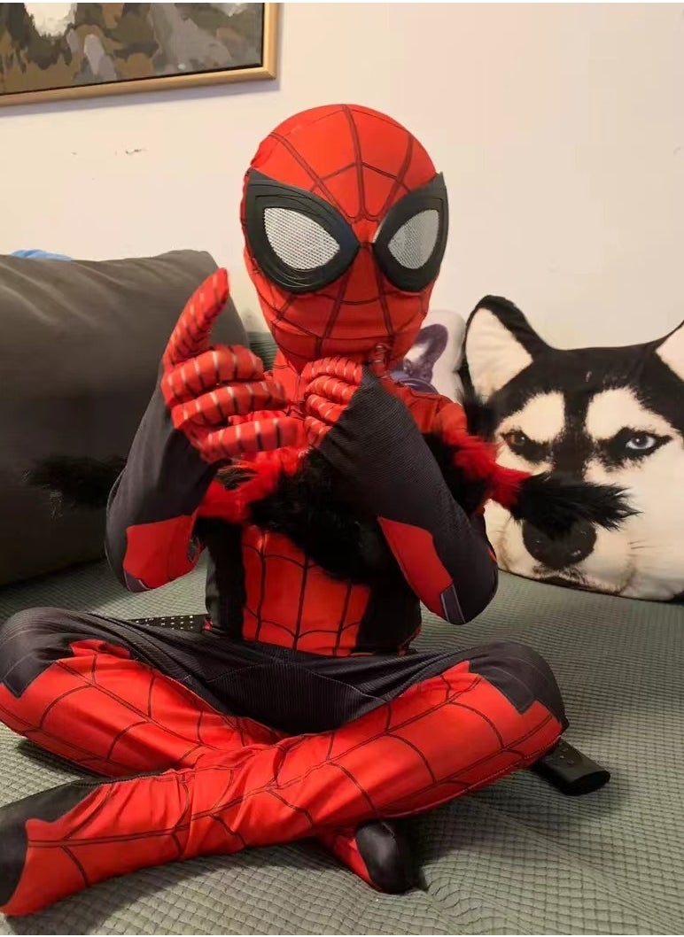 Generic Kids Costume Spiderman Cosplay Jumpsuit  - Image 2