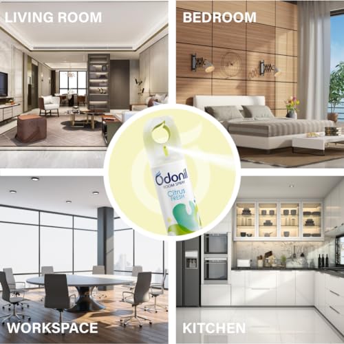 Odonil Room Air Freshner Spray, Citrus Fresh - 220 ml - Image 3
