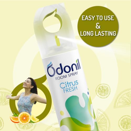 Odonil Room Air Freshner Spray, Citrus Fresh - 220 ml - Image 2