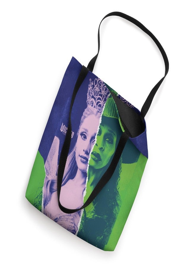 Wicked: For Good Glinda and Elphaba Split Portrait Tote Bag - Image 2