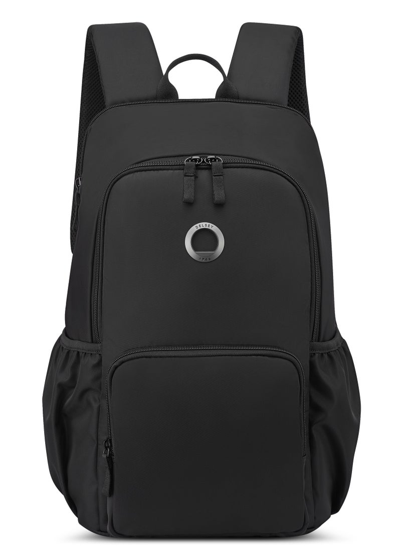 DELSEY PARIS SUNNY 2 Backpack Black, Laptop Backpack for Work, Travel & Everyday Use, Spacious Main Compartment, Multiple Organizer Pockets & Adjustable Shoulder Straps - Image 1