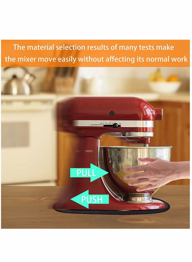 SYOSI Mixer Slider Mat for KitchenAid Bowl-Lift Mixer, Kitchen Aid Mixer Pad Appliance Slider Compatible with KitchenAid Mixer Accessories Professional 600 Stand Mixer, Kitchen Mixer Sliding Mat  - Image 4