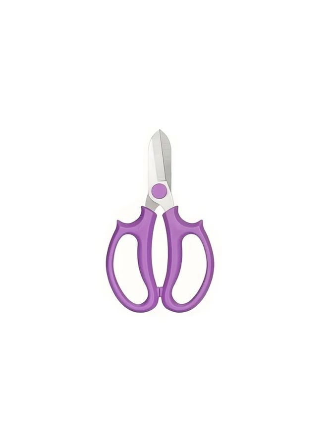 Purple SUMYOUNG Professional Pruning Shears Ergonomic Handles Stainless Steel Blades Garden Trimming - Image 1