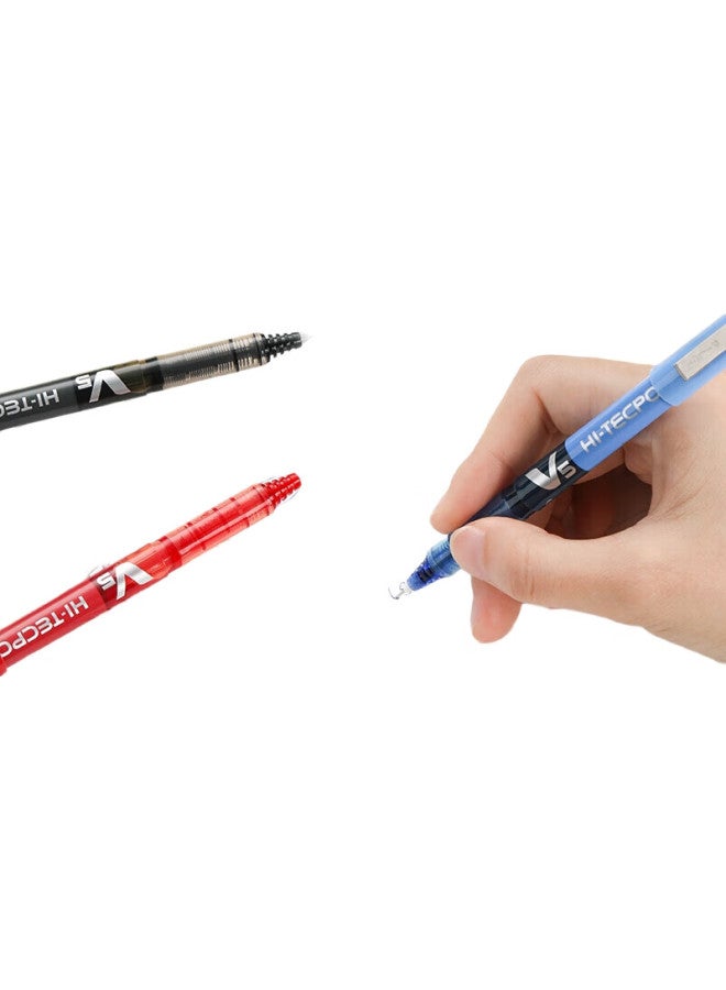 Pilot Bx-V5 Rollerball Pen, 0.5Mm Needle Tip, Gel Ink, Colorful Student Exam Pen, Purple - Image 2