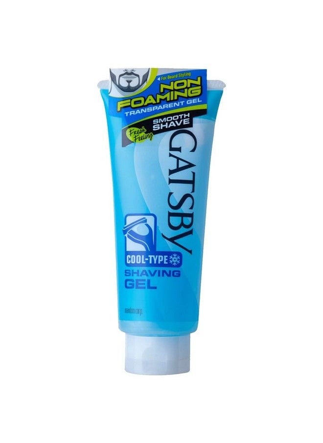 GATSBY Shaving Gel Cool Type ; Non Foaming & Transparent Type ; For Trendy Beard Styling ; Contains Moisturizer ; Powered With Menthol For Fresh & Cooling Sensation ; 205Gm ; Pack Of 2  - Image 3