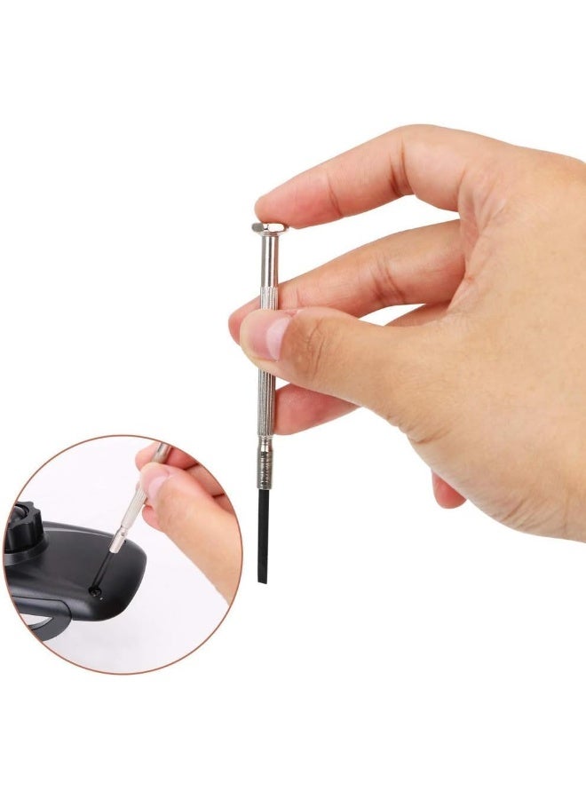 6Pcs Mini Screwdriver Set, Eyeglass Repair Screwdriver, Precision Repair Tool Kit with 6 Different Size Flathead Ideal for Watch, Jewelers - Image 2