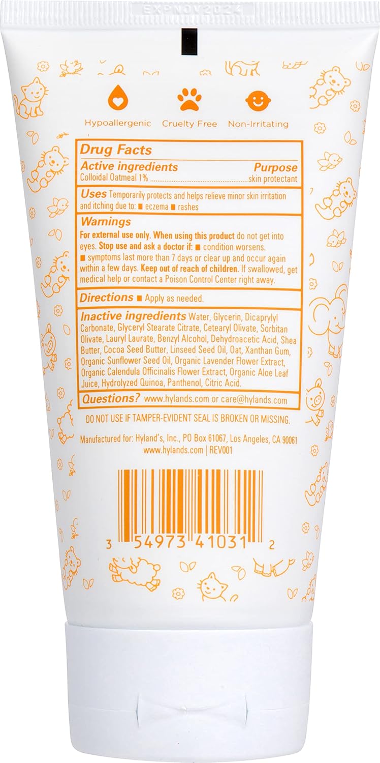 Hyland's Hylands Baby Eczema Lotion Lightweight Soothing Moisturizer for Eczema Prone Skin With Colloidal Oatmeal 5 ounce - Image 2