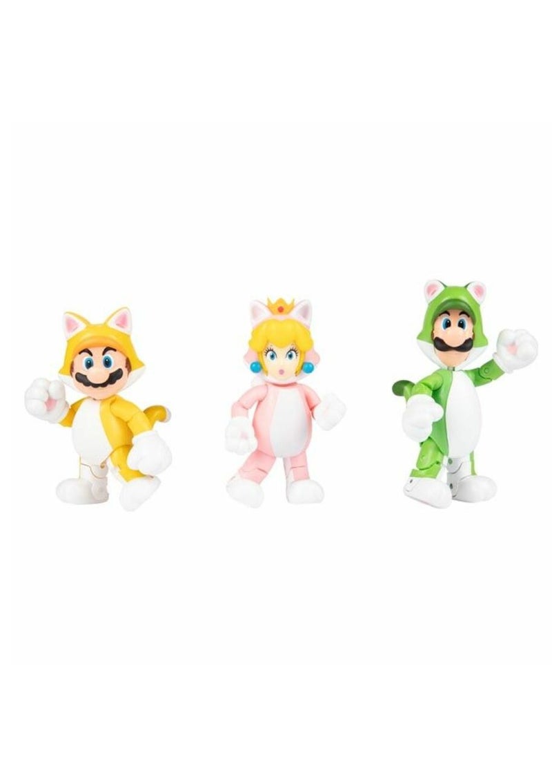 Jakks Nintendo 3D World Multi Pack Mini Figures 4 Inches  - Image 2
