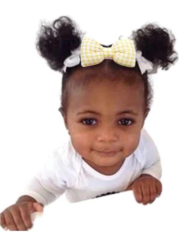 Jusso Bow Headband 2 Pack Yellow-Green