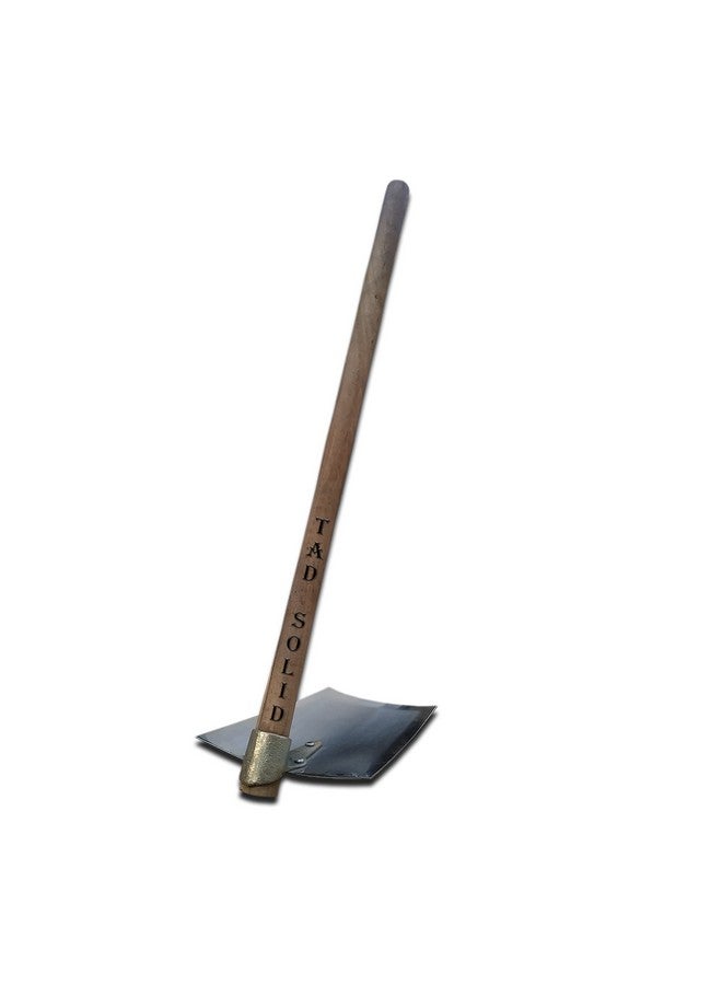 TAD SOLID TAD SOLID® 202 Grade Stainless Steel Spade - Heavy-Duty Kassi Fawda Shovel Hoe for Gardening, Digging, and Agricultural Use - Durable, Ergonomic Design for All Your Heavy-Duty Gardening Needs - Image 1