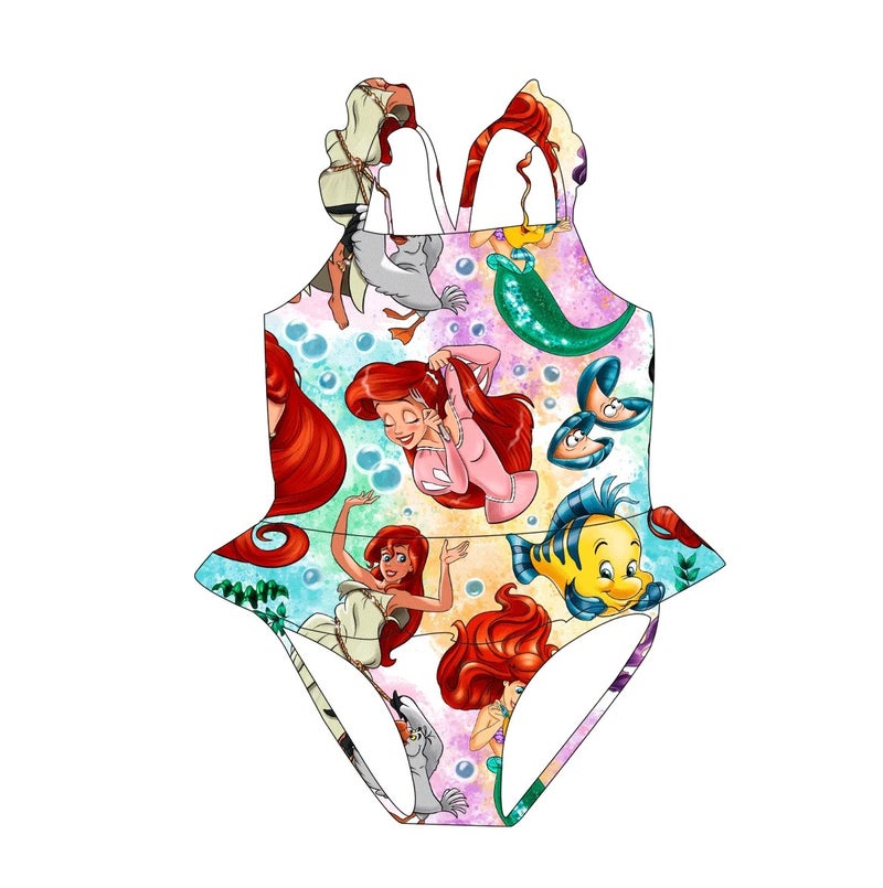 Bluejw Many Style Swimsuit  Toddler  Cartoon Pattern Kids Swimwear Child Beach Bathing Suit - Image 2