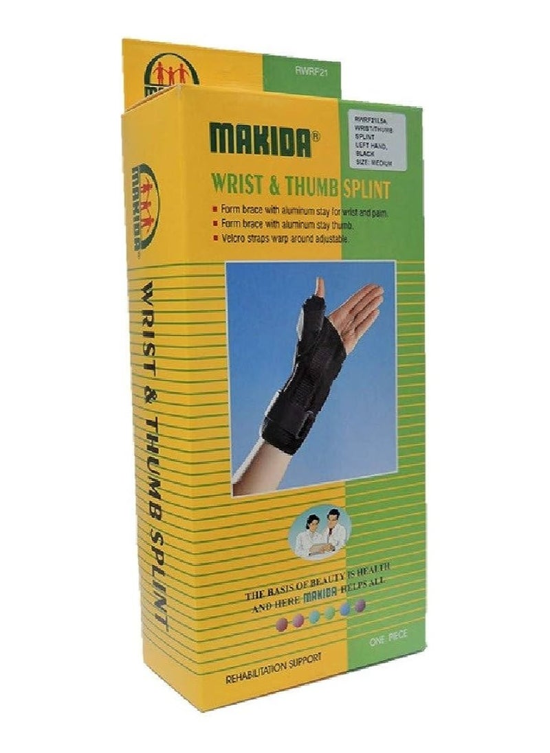 MAKIDA Makida Wrist Splint Short Left Hand (Xl) Rwrf31L8A 