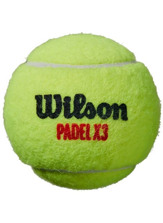 ويلسون اكس3 دورا ويف كرة بادل عدد 3 باللون الأخضر من اللباد 19.43 × 6.86 × 6.86 سم WR8900801001 - Image 2