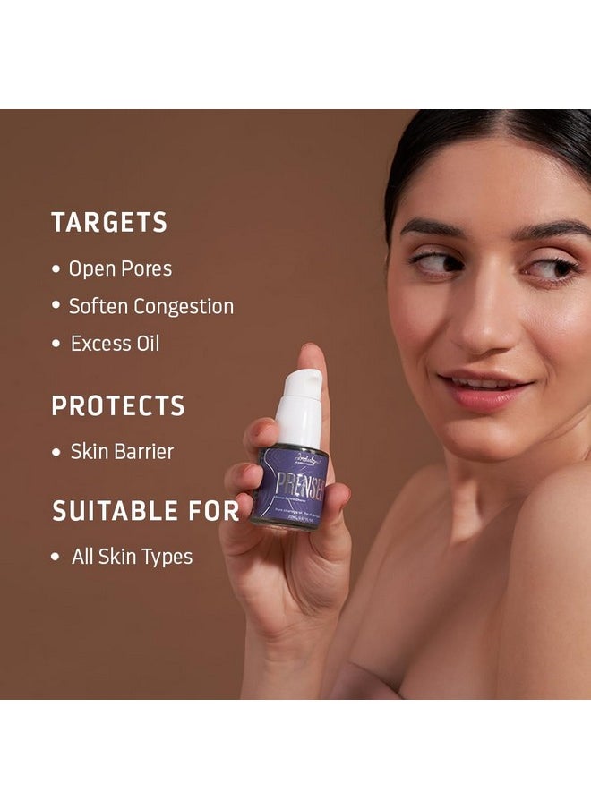 Indulgeo ESSENTIALS Prenser Pre Cleansing Oil For Makeup Removal Deep Cleanser For Face Reduce Blackheads & Open Pores Nourishing Formula Organic (20Ml)  - Image 2