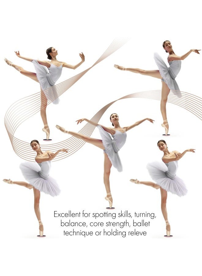 Zenmarkt Ballet Pirouette Disc for Dancers - Portable Turn Disc for Dancing on Releve, Gymnastics and Ice Skaters - for Better Pirouette Technique, Releve, Turns and Dance Spinning (Pink) - Image 5