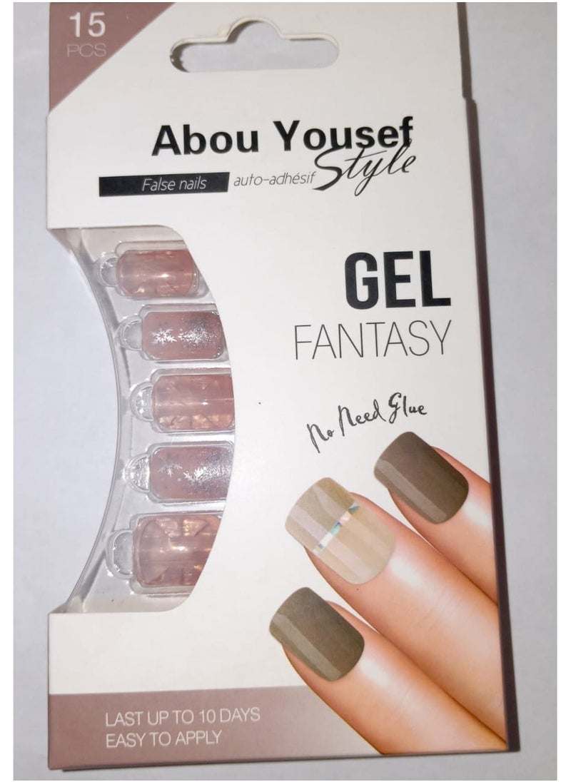 ابو يوسف ستايل أظافر صناعية من أبو يوسف جل فانتاسي 88-AY267  - Image 1
