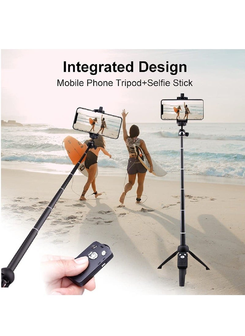 Y&D - SYOSI Tripod Monopod Selfie Stick, 40 In Portable Stick Phone Compatible with Wireless Remote Shutter Control for iPhone 14 13 12 11 Pro max X 8 Plus Samsung Galaxy S23 S22 S21 S20 S10 - Image 1