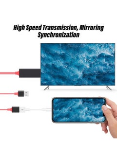 Hdmi Cables Adapter Usb To Hdtv Cable Wire Dongle Usb Male + Usb Female To Hdmi Male 1080P Hdtv Mirroring Cable For For Phone Pad S9 S8 Note 8 And More Steaming Sharing (Red) - pzsku/Z2E350A0CC0AF35773FC0Z/45/_/1693985782/36631b04-db22-4af7-be5d-0a4e8f19b8d3